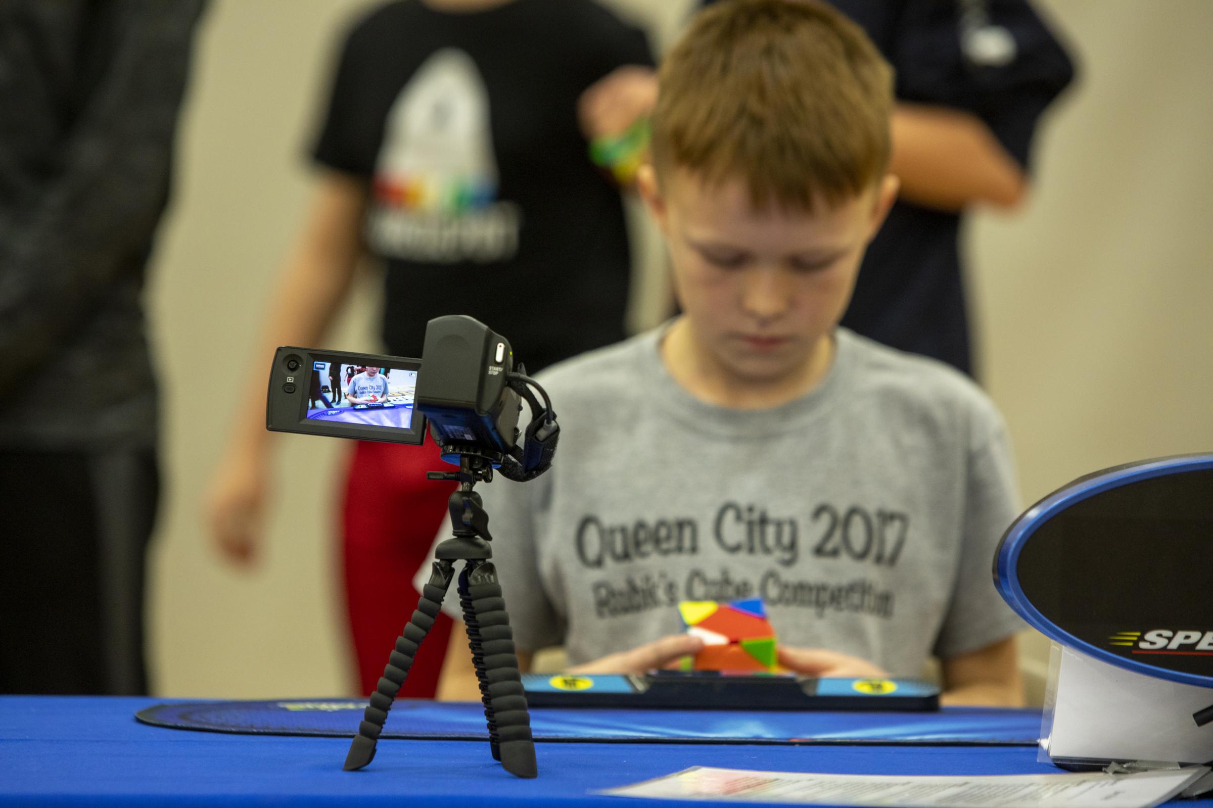 Speedcubers - Many competitors set up video cameras or their phones to record solves to share online or to...