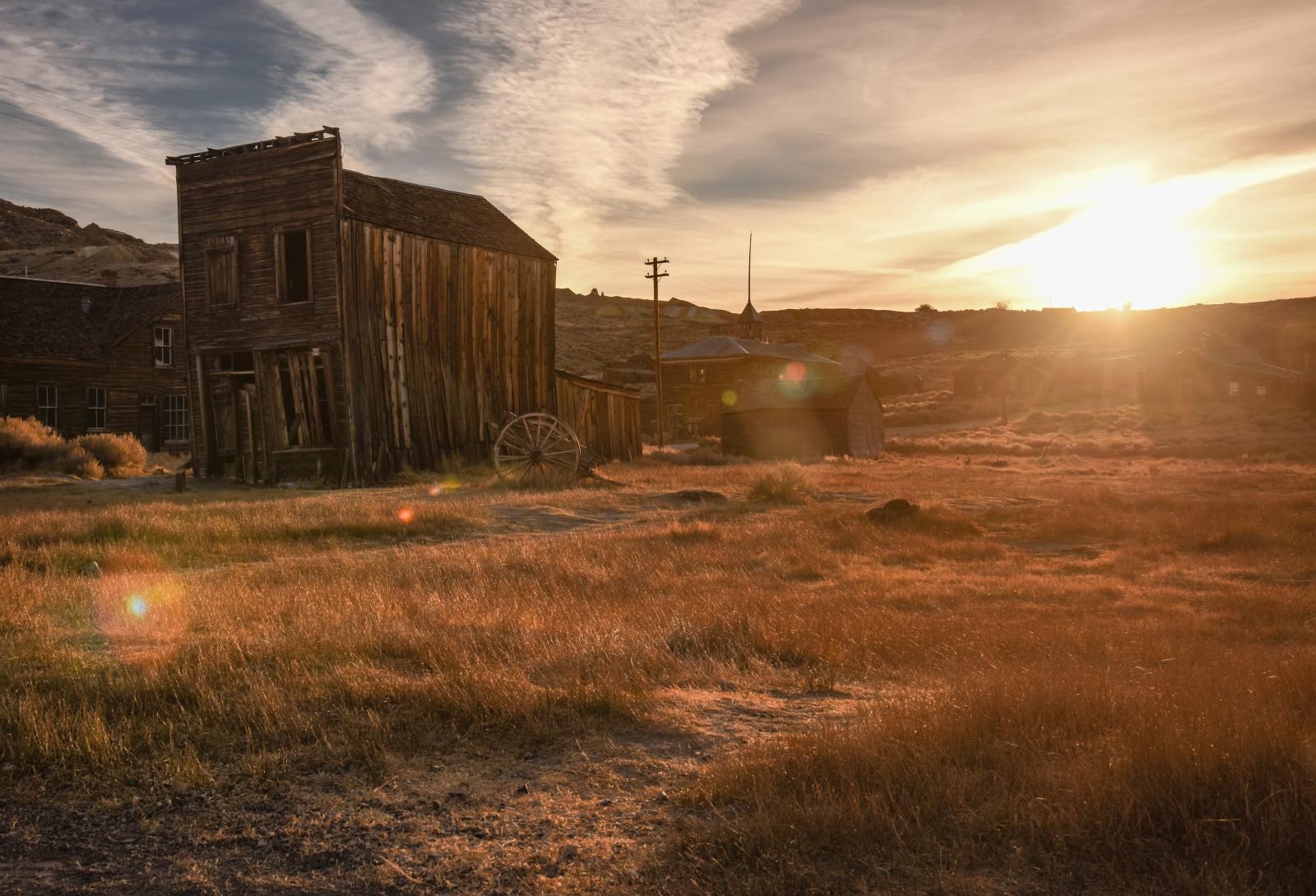 Bodie &#39;Ghost Town&#39; at sunrise.