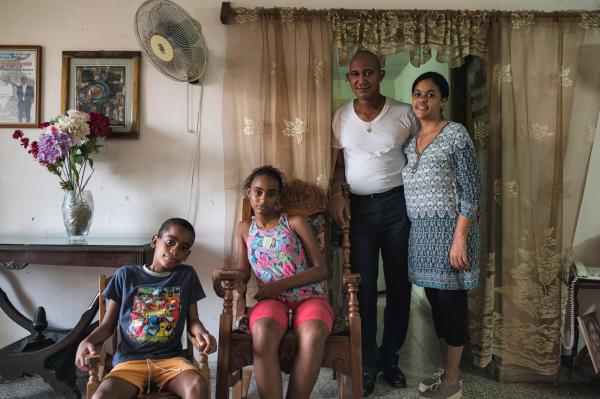 Image from THE CUBAN BRIGADE - Abel Tobias Suarez Olivares's family, in Santiago de...