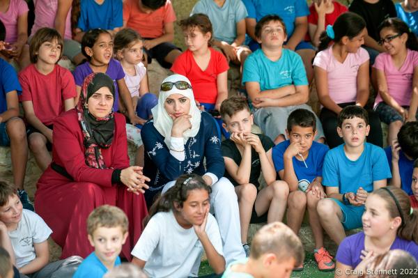 Image from A BluePrint for Peace-Hand in Hand, Israel-Getty Images - KAFR QARA, ISRAEL-MAY 31:Arab and Jewish Israeli students...