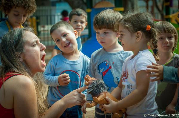 Image from A BluePrint for Peace-Hand in Hand, Israel-Getty Images - JAFFA, ISRAEL-OCTOBER 16: Students play together during...