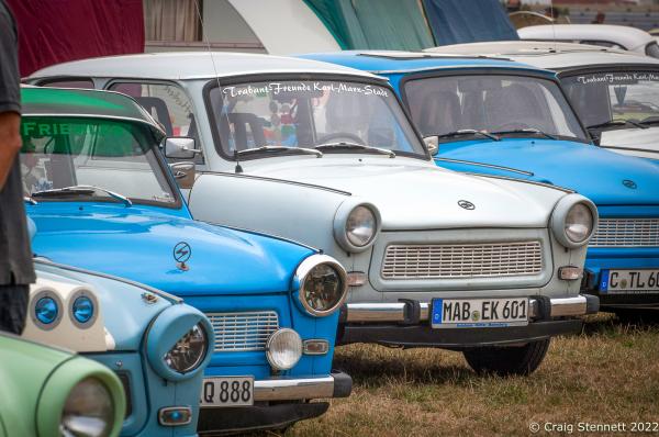 Image from The Iconic East German Trabant-Getty Images - ZWICKAU, GERMANY- AUGUST 31: The Iconic East German...