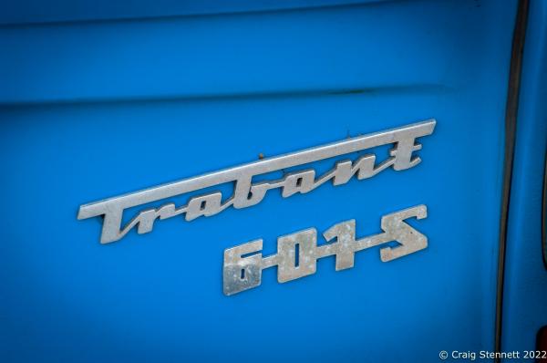 ZWICKAU, GERMANY-AUGUST 31: The Trabant P601 with DDR markings at the Trabant Club Zwickau annual gathering of Trabi owners in 2018. The first Trabant rolled out of the VEB Sachsenring Automobilwerke Zwickau factory in Saxony, Eastern Germany, on 7 November 1957. All the various models of Trabant were built in Zwickau, totalling 3,096,999 completed cars. This iconic car is often seen as symbolic for the GDR. The production finally stopped 1990 following German re-unification. Often referred to as &quot;a spark plug with a roof&quot; Trabants were constructed from a hard plastic body mounted on a one-piece steel chassis and not from compressed cardboard as is often rumoured. It had front-wheel drive, a transverse engine, and independent suspension which were unusual and innovative production features for the time. In the early &#39;90s it was possible to buy a Trabi for a few Deutschmarks. Prices later recovered as the Trabi gained cult status. Today Trabants are starting to fetch prices equivalent with other classic cars. (Photo by Craig Stennett/Getty Images)