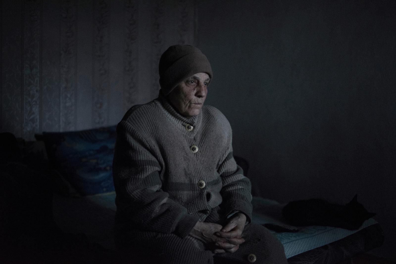 Resident of the village of Komi... Zinaida Pavlova, 76 years old.