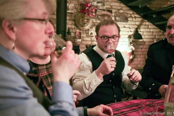 Image from Burns Night with German Highland Pipe Band -  SCHÖNWALDE-GLIEN, GERMANY- JANUARY 28: Burns Night...