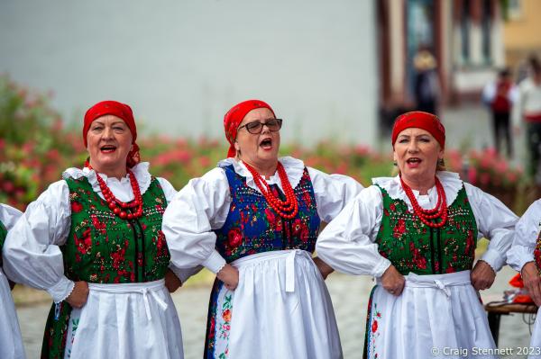 Image from Europeade 2023-Gotha, Thuringia, Germany - GOTHA, GERMANY - JULY 15: 5000 traditional folk dance...