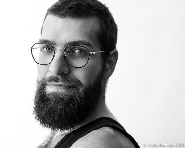 Image from Mitteldeutsch Artists-Ongoing Portrait Project - LEIPZIG, GERMANY - JULY 17: Artist Malo Moray in his...