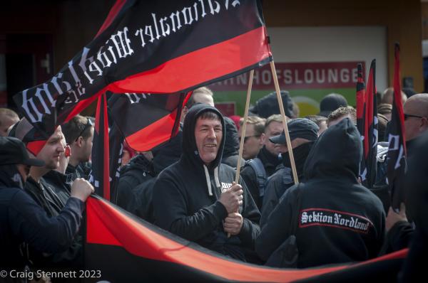 Image from Far Right- Germany - HALLE, GERMANY- MAY 01: Far Right and Neo-Nazi...