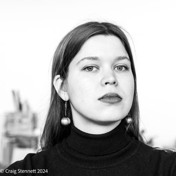 Image from Mitteldeutsch Artists-Ongoing Portrait Project - LEIPZIG, GERMANY- MARCH 25: Artist Salwa Wittwer...