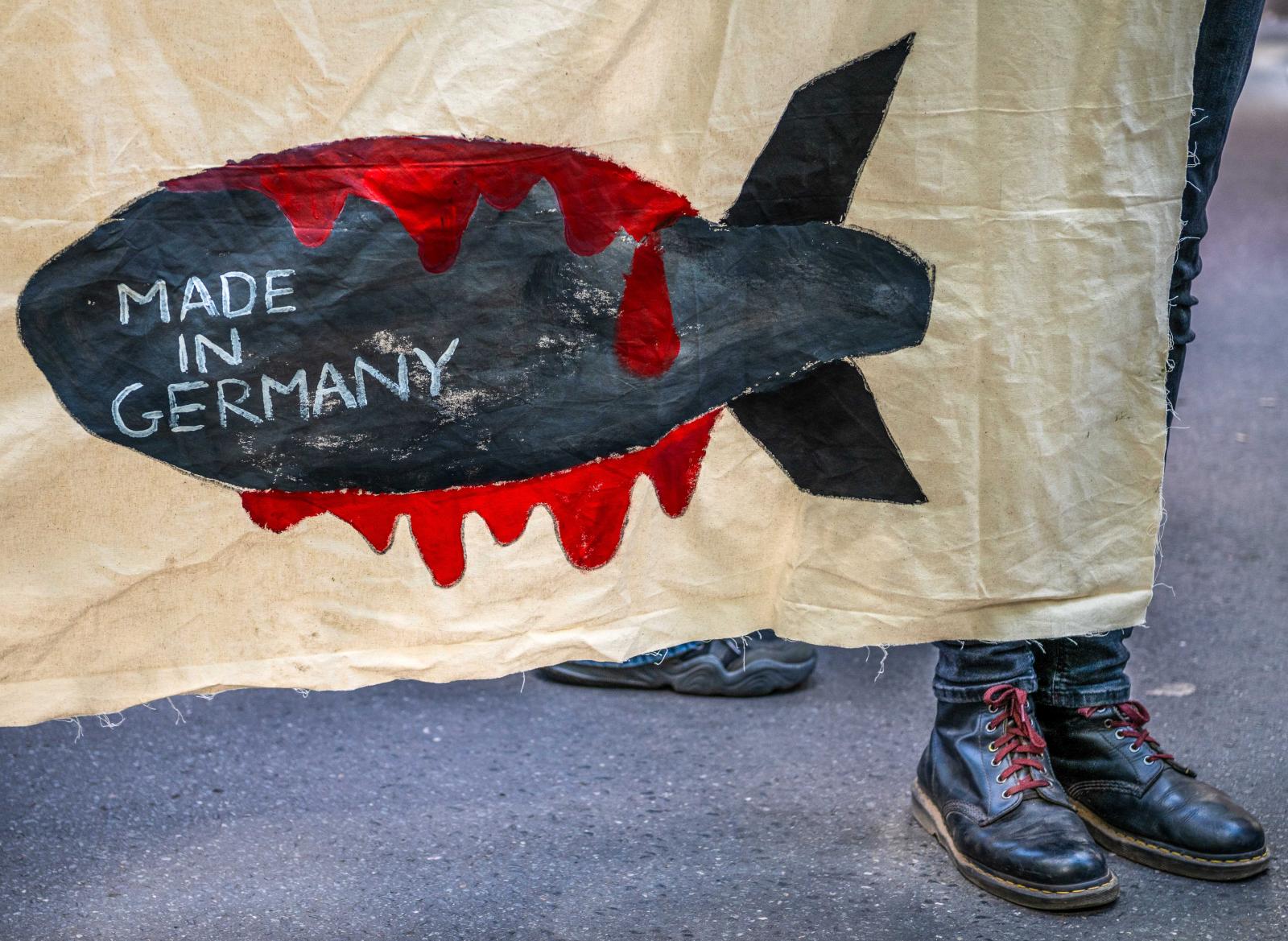 BERLIN, GERMANY - MAY 10: Prote...tennett/Getty Images)&nbsp;