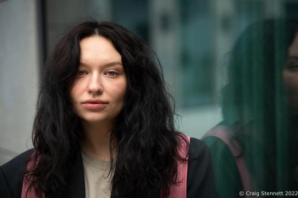 BERLIN, GERMANY-MAY 13: Olga Borisova of the Punk Band Pussy Riot photographed in Mitte in Berlin. (Photo Craig Stennett/Getty Images)