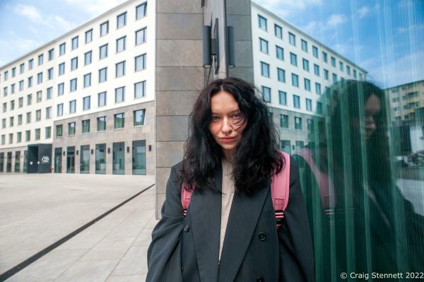 BERLIN, GERMANY-MAY 13: Olga Borisova of the Punk Band Pussy Riot photographed in Mitte in Berlin. (Photo Craig Stennett/Getty Images)