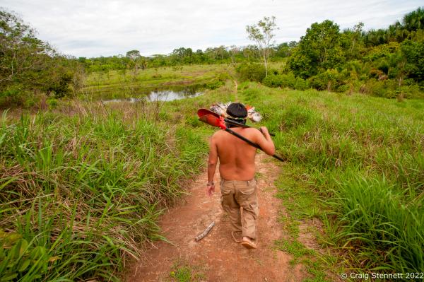 Paiter-Surui Tribe, Amazonia, Brazil-Getty Images - LAPETANHA, BRAZIL-OCTOBER 25: Paiter-Surui Chief Almir...