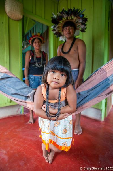 Paiter-Surui Tribe, Amazonia, Brazil-Getty Images - LAPETANHA, BRAZIL-OCTOBER 27: Soeytxer Surui with her...