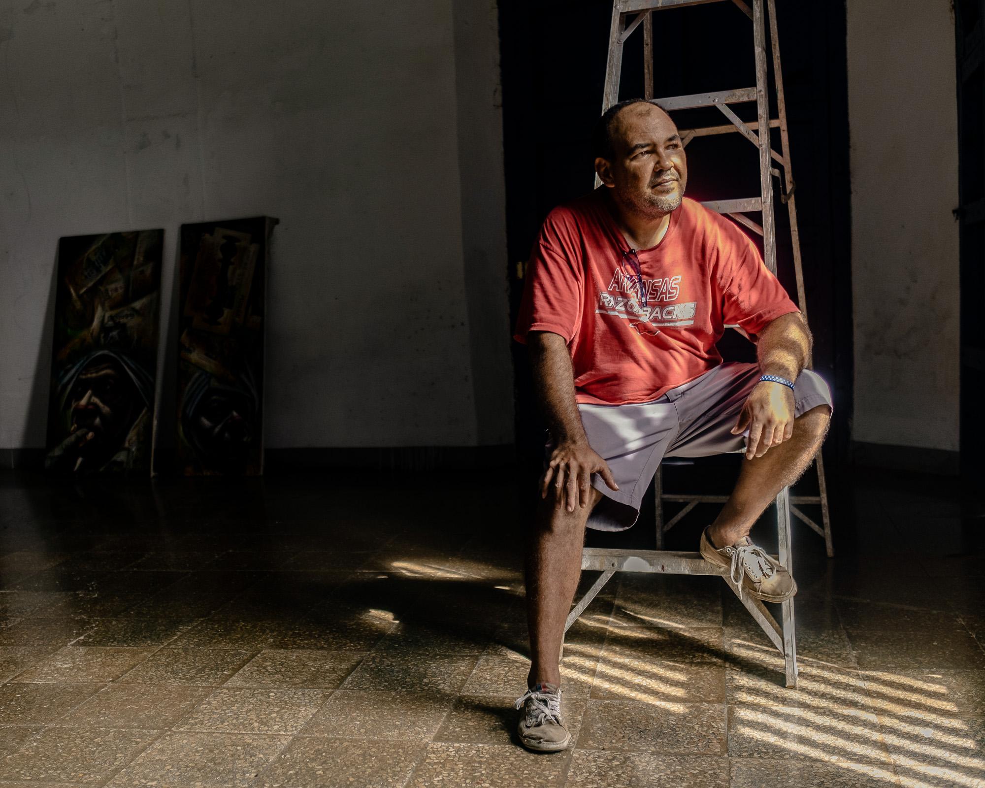Cuba, pays de la "Revolucion" ? - Artista Alain Villá, Trinidad, Cuba 2023