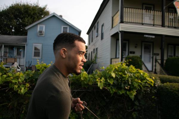The Daily Orange - Angel Gonzales walks through his neighborhood with his dog talking about the nature of the...