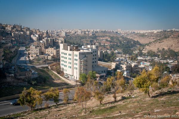 AMMAN, JORDAN- JANUARY 12: A general view of M&eacute;decins Sans Fronti&egrave;res/Doctors Without Borders hospital for Reconstructive Surgery in the Marka district of North East Amman, Jordan on January 12th 2016. MSF opened the Al Mowasah Hospital in Tirmizi Street, Amman on the 8th September 2015. It is the first fully-fledged medical facility devoted solely to reconstructive surgery, physiotherapy and psychological support for victims of war. The Hospital is unique in offering a comprehensive care package free for its patients. It is the societies biggest single annual financial commitment with an expense of approximately &pound;7.5 million per year (2016) and a departure from its classical solely disaster response role towards one that offers &quot;rebuilding lives&quot;. (Photo by Craig Stennett/Getty Images)