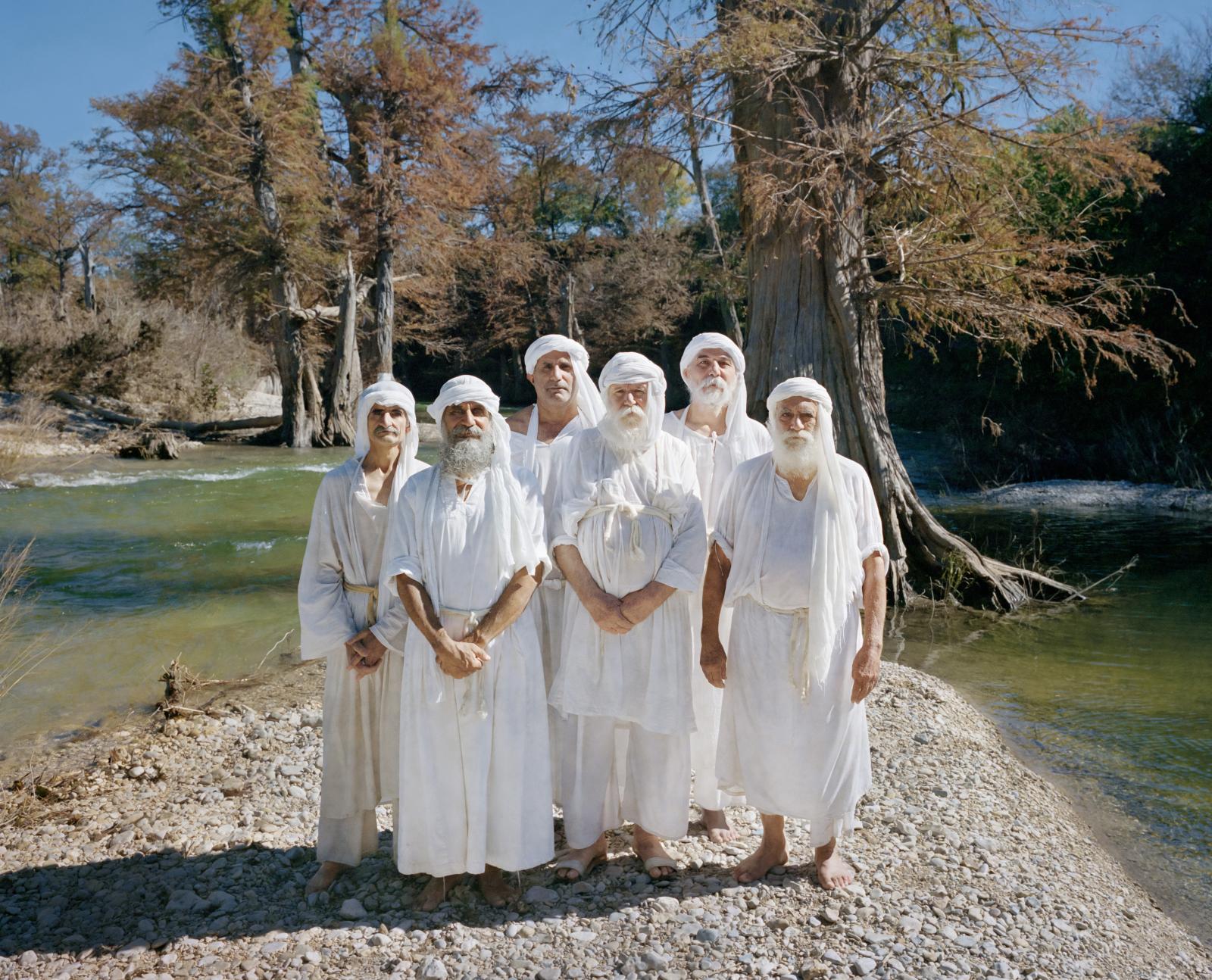 Mandaeans at the Guadalupe rive...ies to what they observe as the
