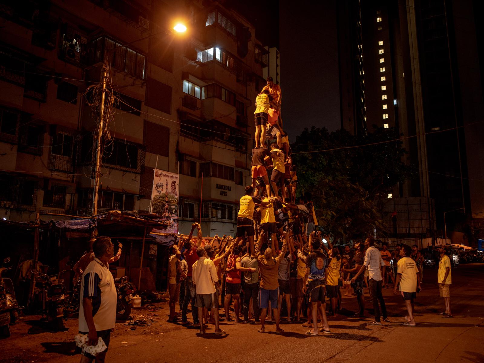 Human Towers in Mumbai