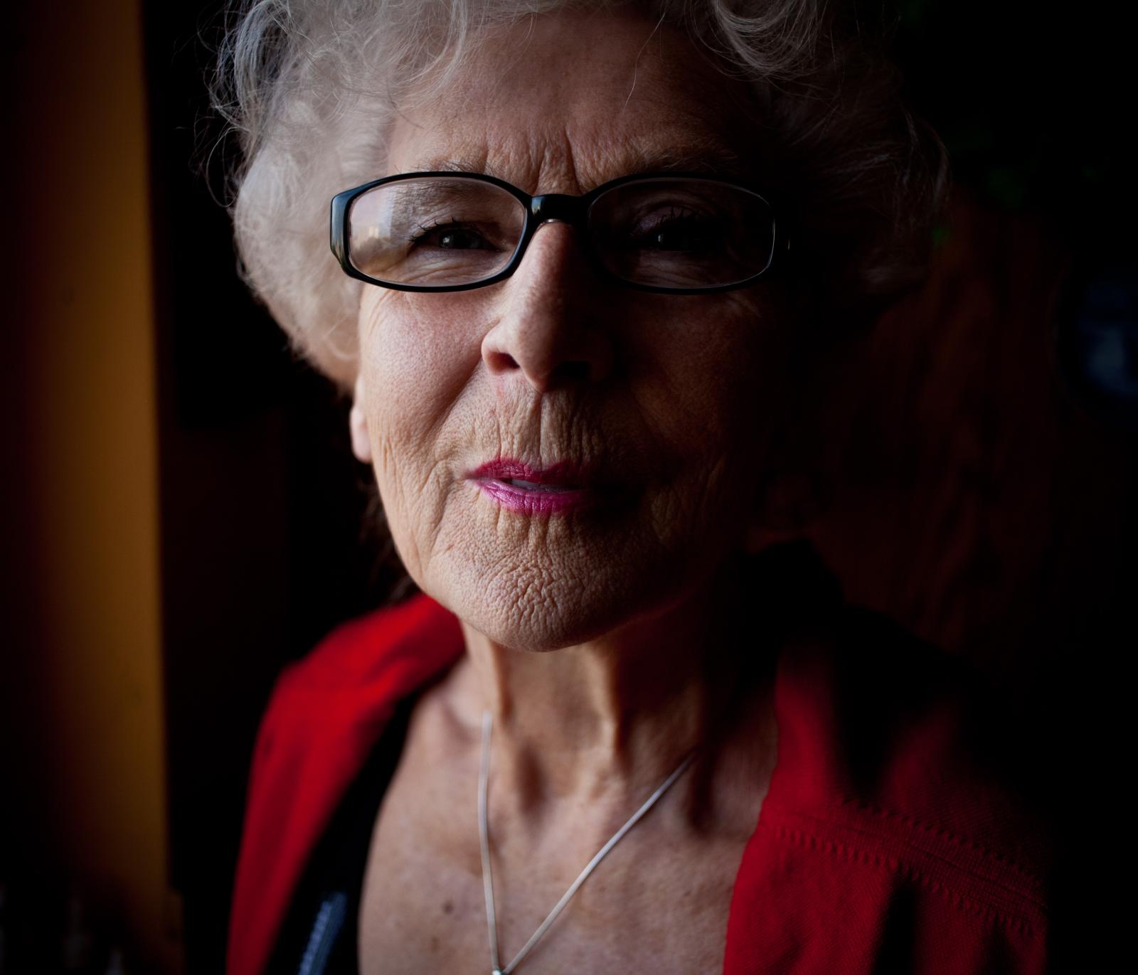 Image from Portraits In Colour - WARSAW, POLAND, NOVEMBER 2011: Wika Szmyt, 74 year old...