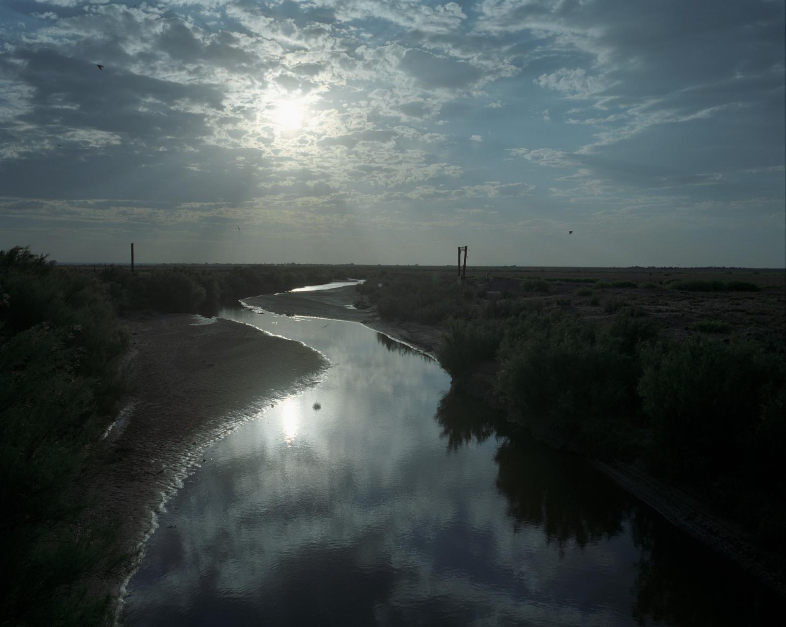 The Pecos River during a partia...ur, New Mexico, USA. June 2002.