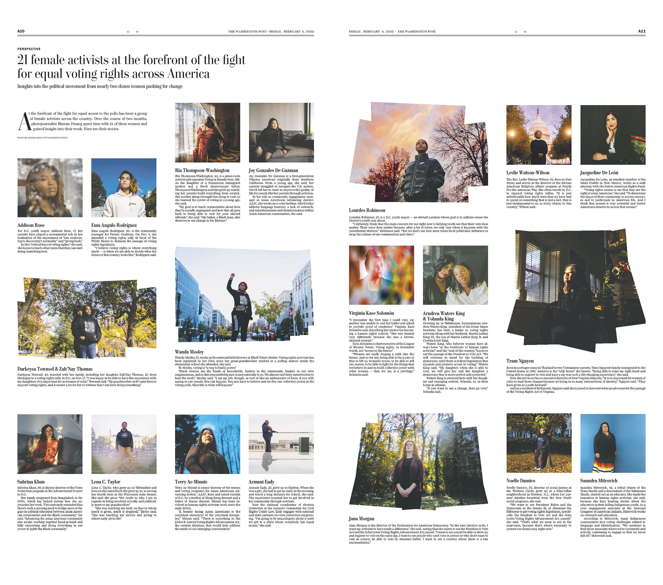 Image from Tear Sheets -    Personal Project for  The Washington Post       I set...