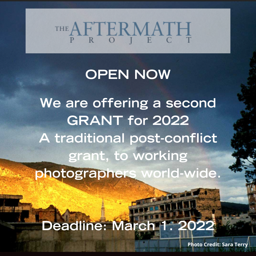 Thumbnail of The Aftermath Project announces a second grant! 