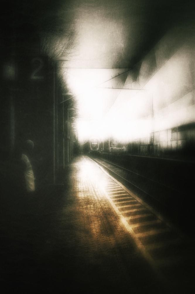 A Photo Poet walks with the third Eye of a Wanderer through the visual Adventure of Life - Train to the fourth Dimension