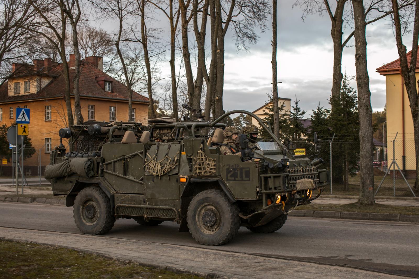Base of NATO Battle Group in Poland (on assignment for The Globe and Mail)