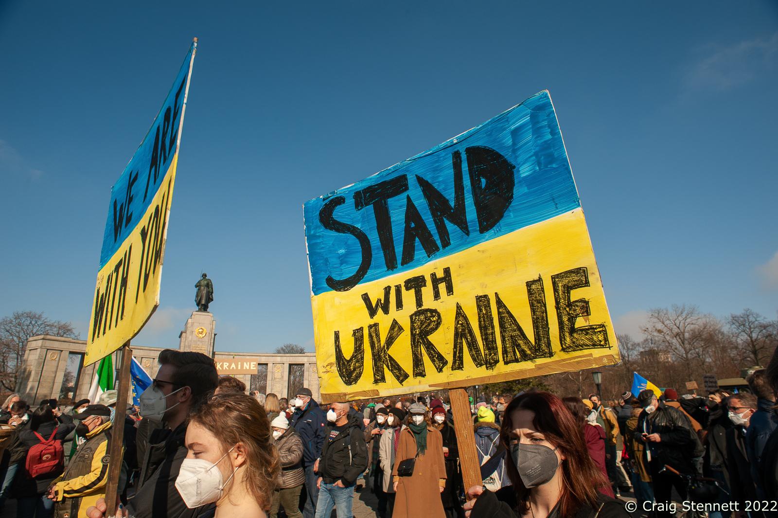 Stop the War in Ukraine Demonstration-Berlin, Germany- Getty Images