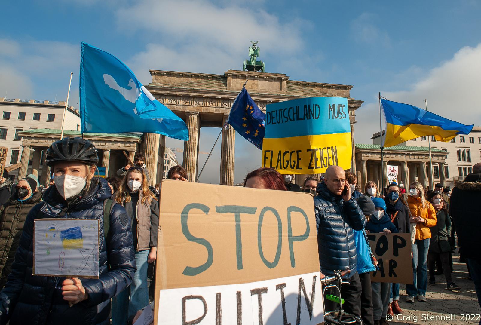 Stop the War in Ukraine Demonstration-Berlin, Germany- Getty Images