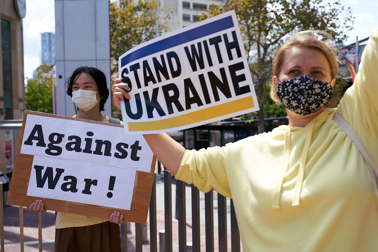 Aotearoa supports Ukraine