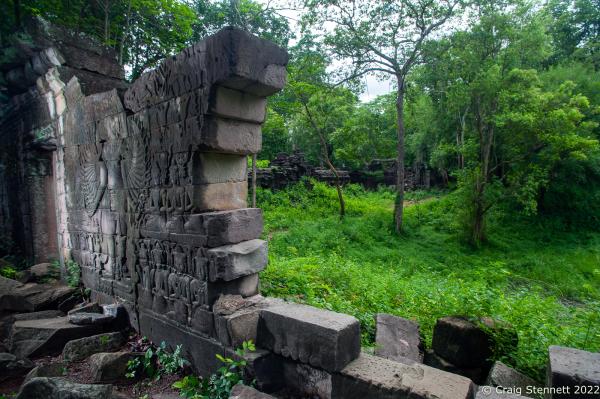 The Lost Temple, Banteay Chhmar. - BANTEAY CHHMAR. CAMBODIA-MAY 26: The 'God'...