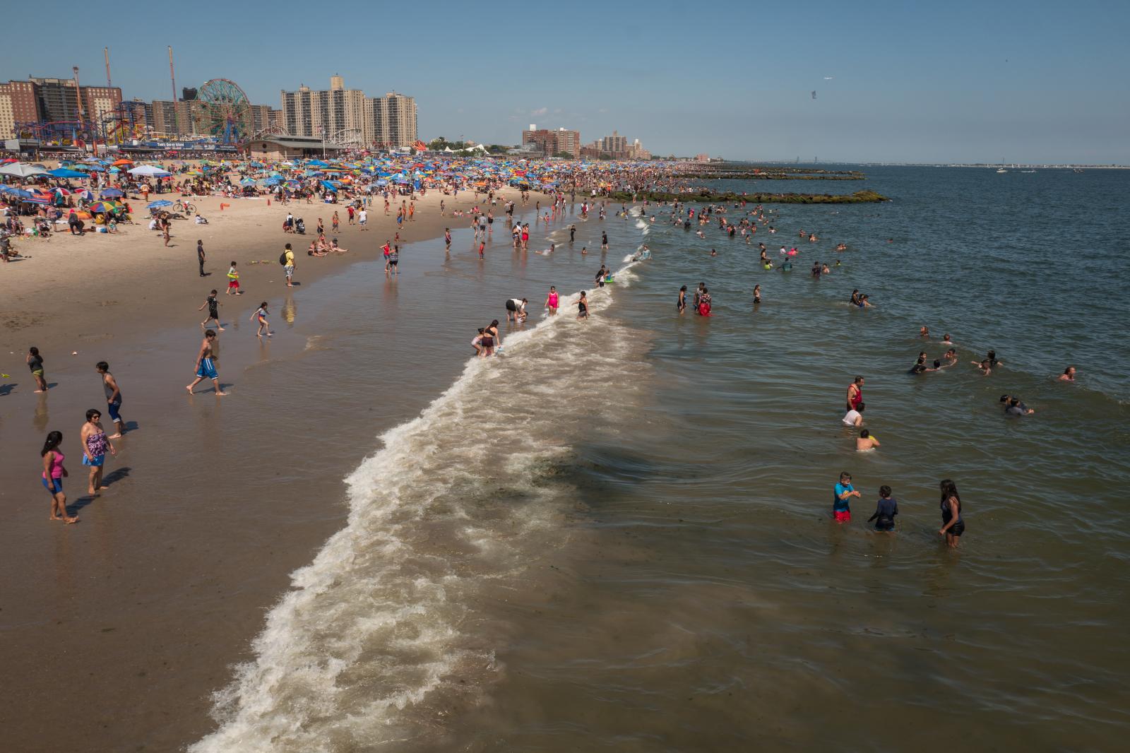 Ocean at Coney Island, July, 2022 | Buy this image