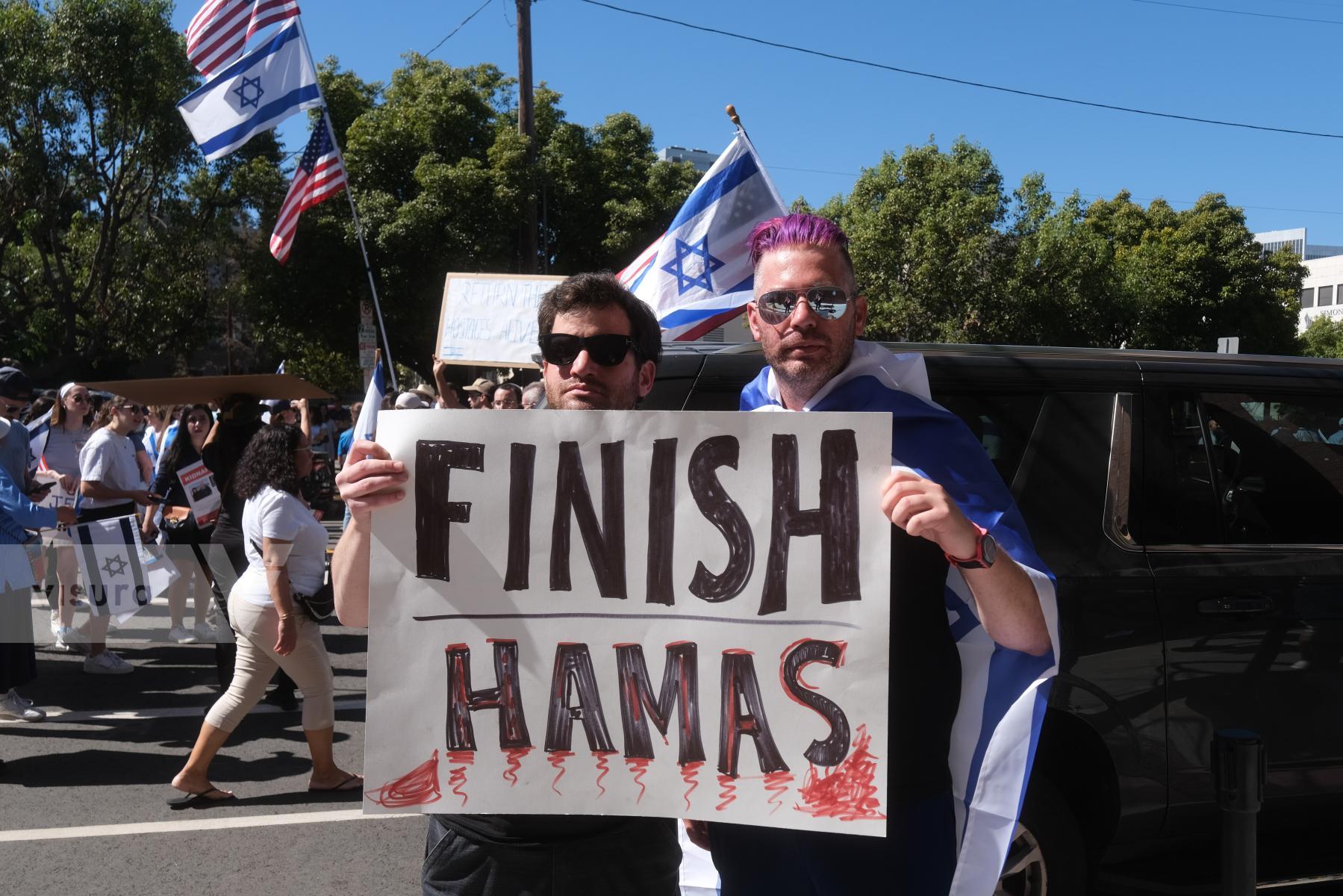 Purchase Solidarity March for Israel in Los Angeles  by Hannah Kozak