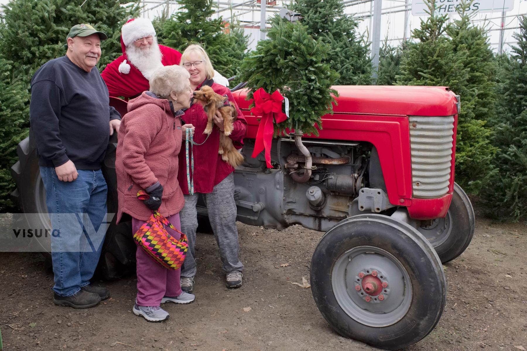 Purchase Posing with Santa by Ellen Kok