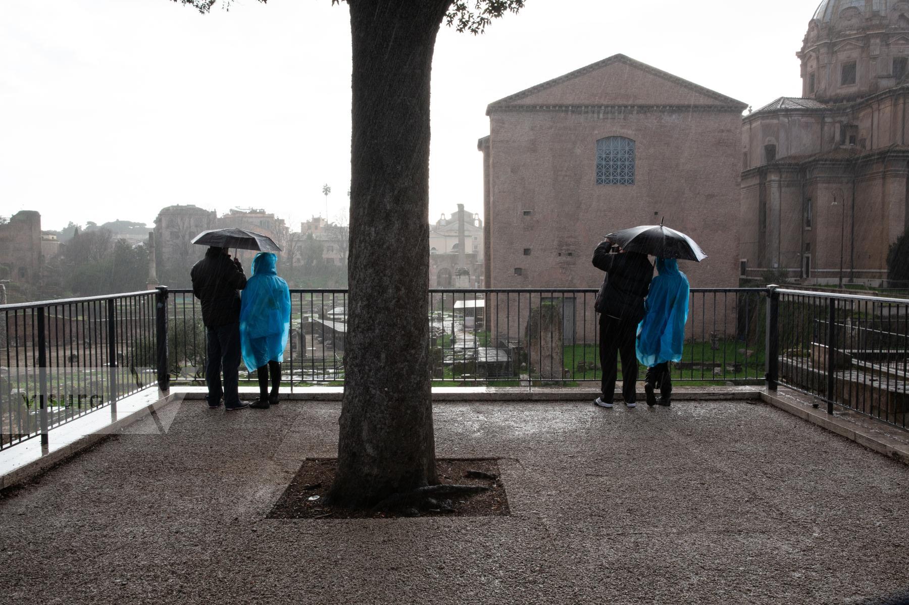 Purchase Tourists, Foro Romano by Molly Peters