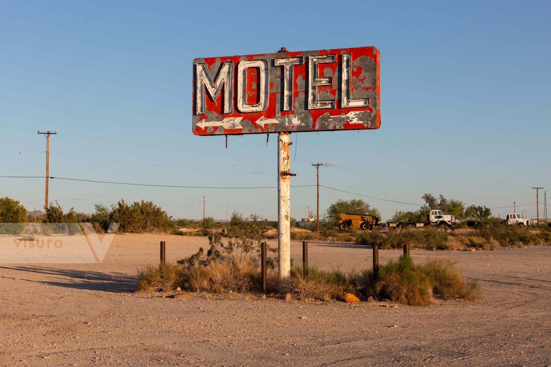Purchase Motel Sign by Molly Peters