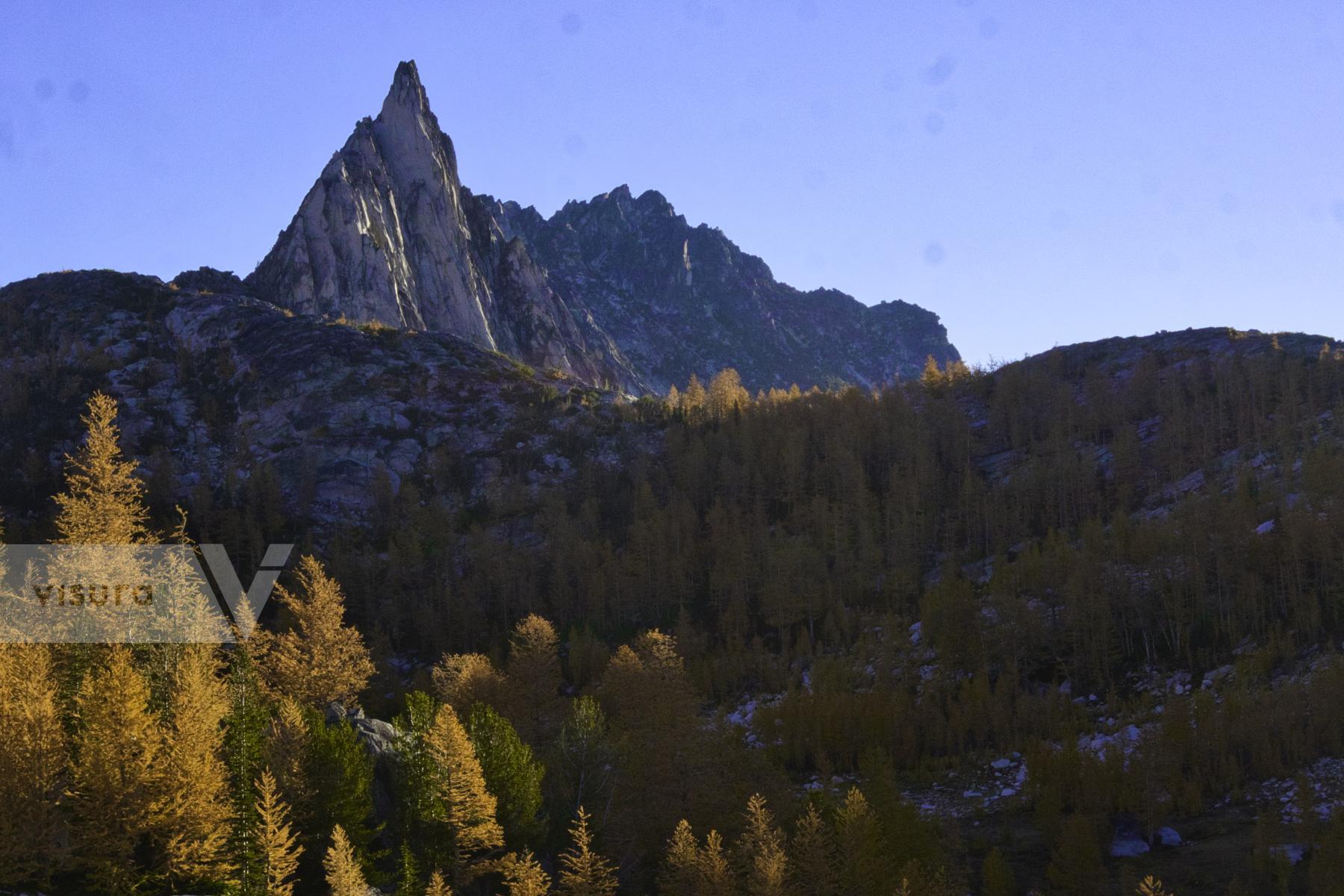Purchase Prusik Peak with Fall Color at Dawn by Rakesh Malik
