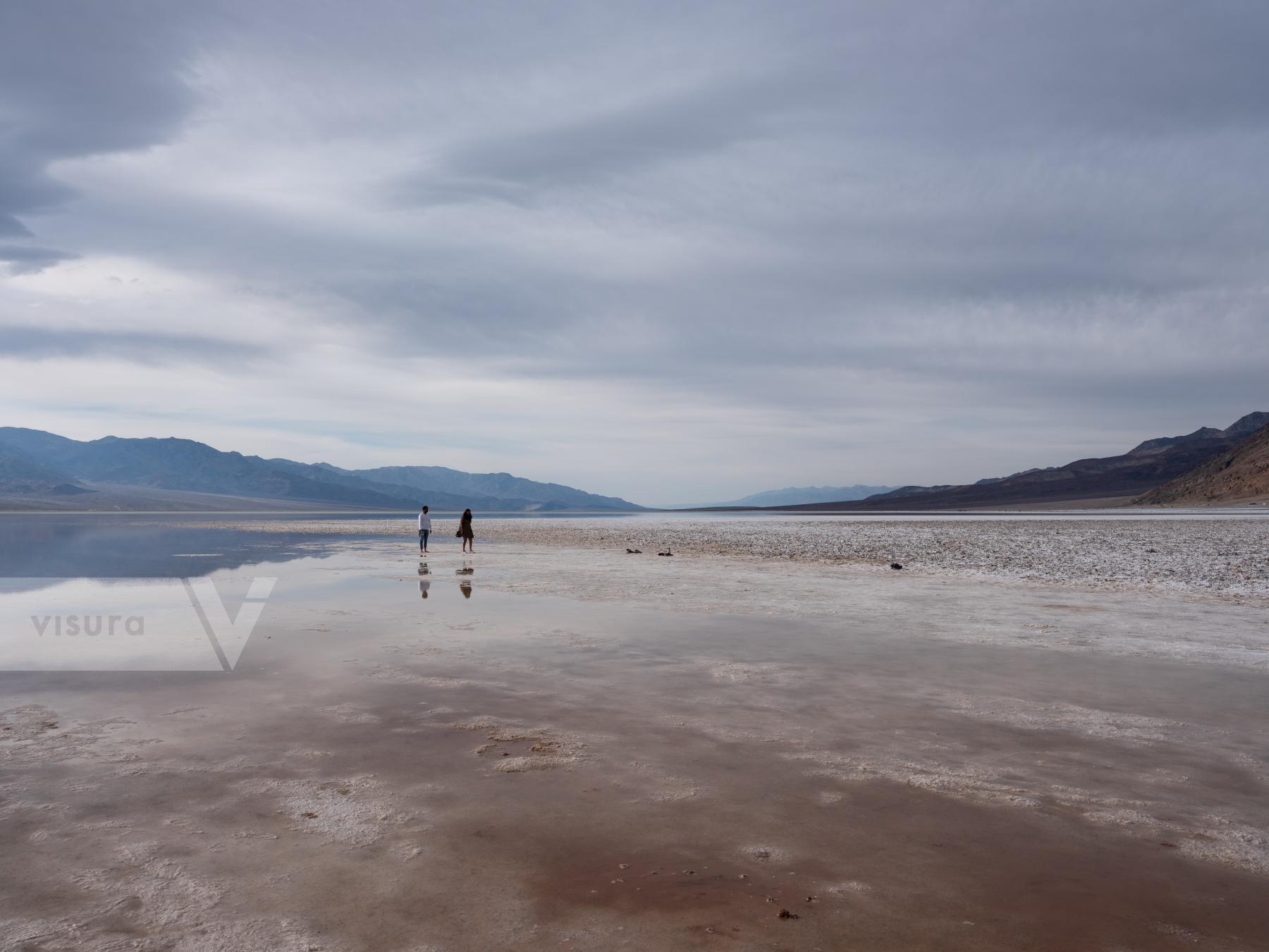 Purchase Tourists, Lake Manly, Death Valley by Molly Peters