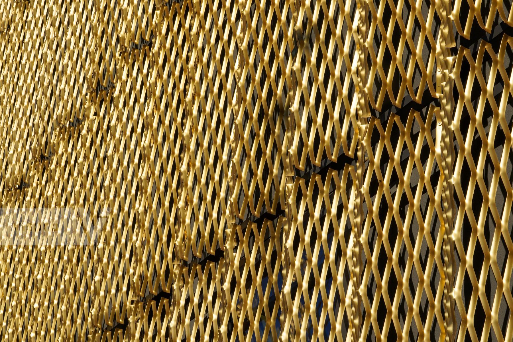 Purchase Geometric Glimmer: Golden Weave of Modernity by Michael Nguyen