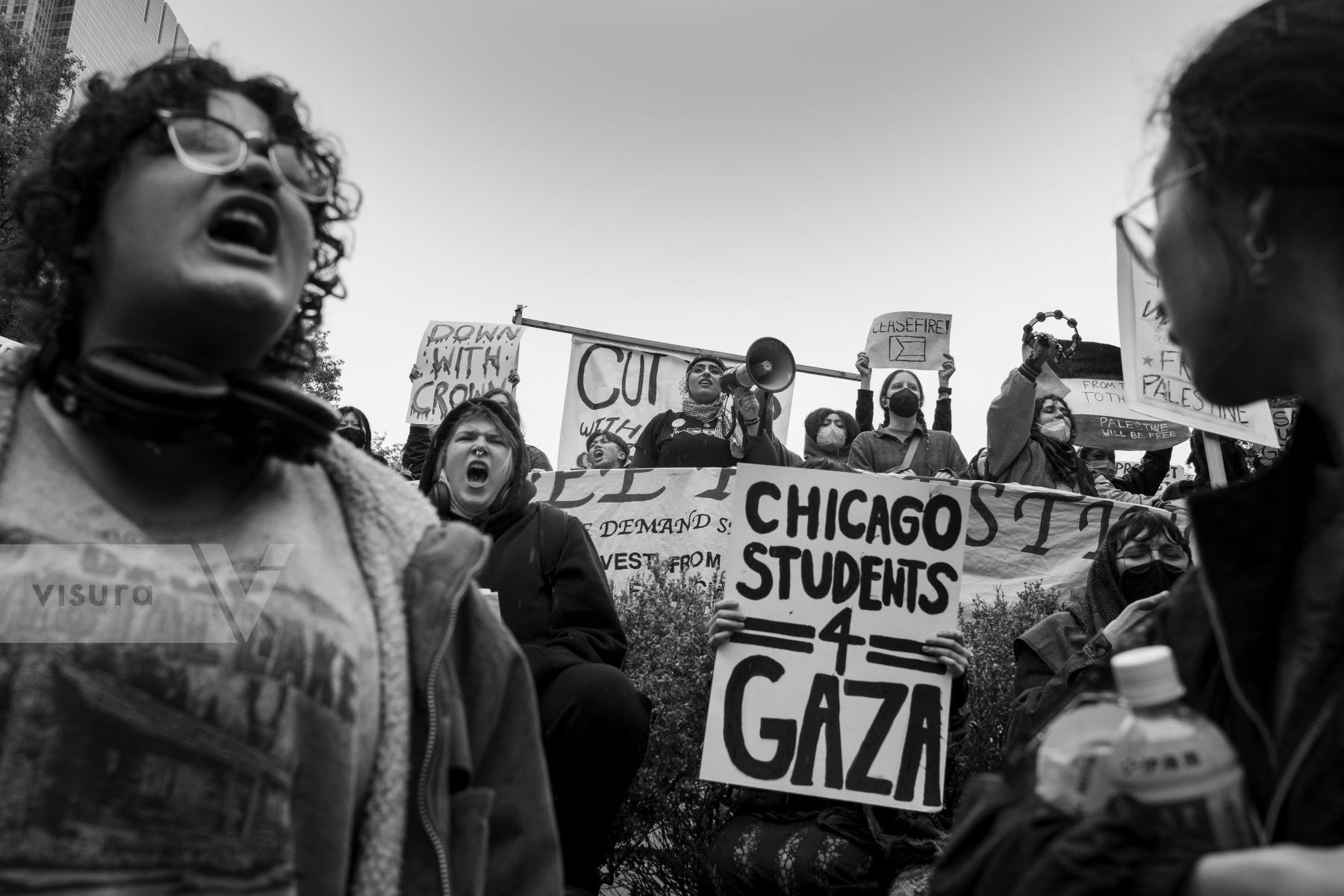 Purchase Pro Palestine demonstration by Jean-Marc Giboux