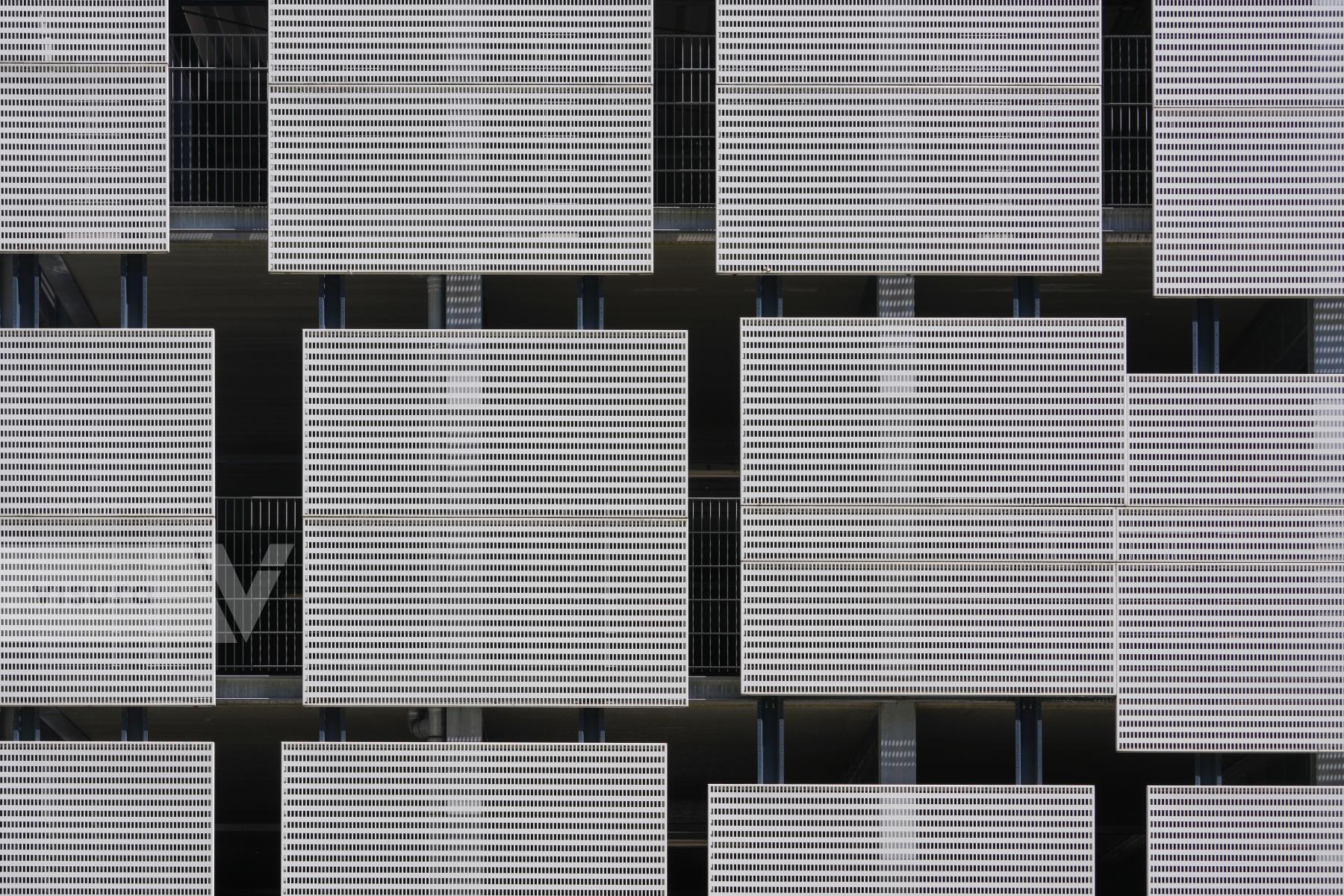 Purchase Metal-paneled Facade: Artistic Patterns by Michael Nguyen