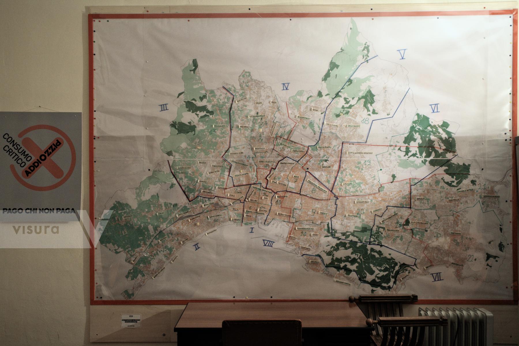 Purchase Map of presumed mafia family control by Laura Larmo