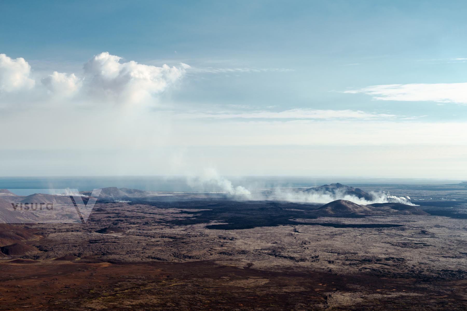 Purchase Sýlingarfell volcanic eruption in Iceland by David Degner