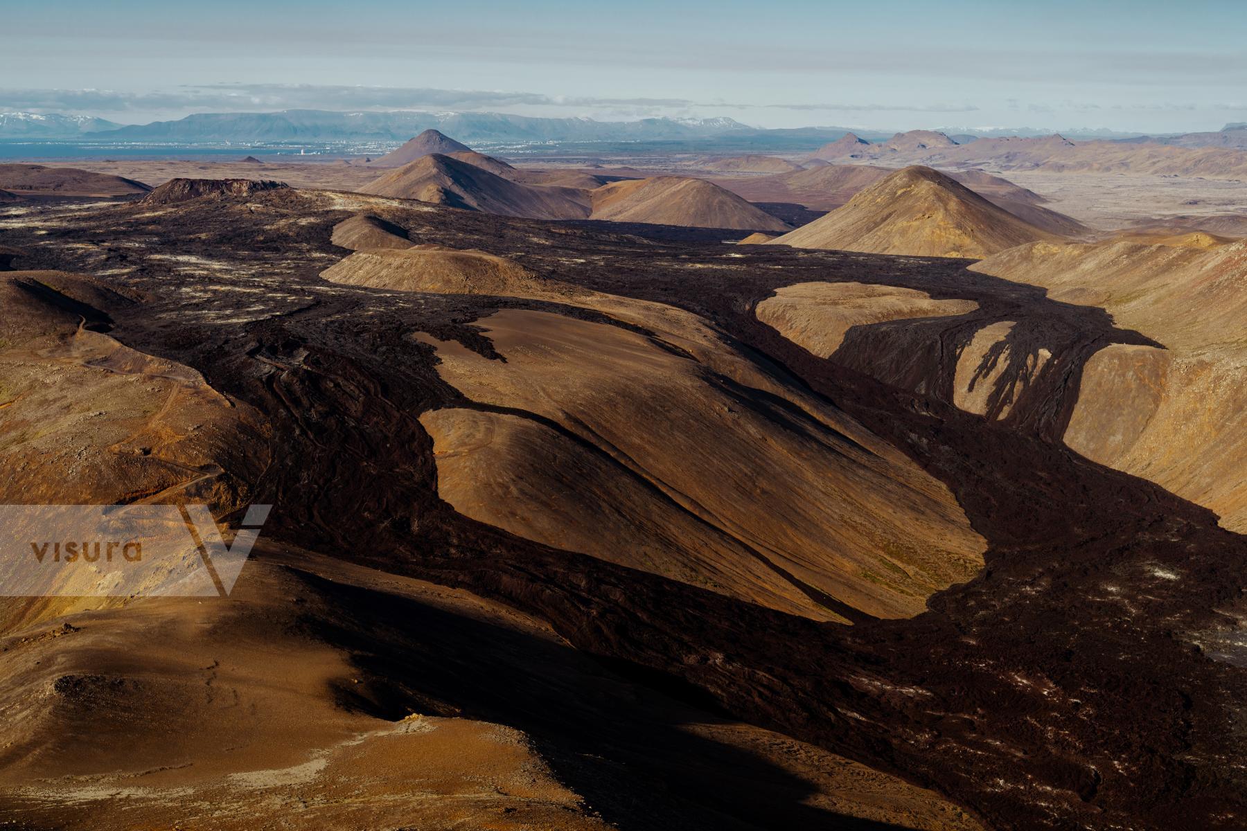 Purchase Sýlingarfell volcanic eruption in Iceland by David Degner