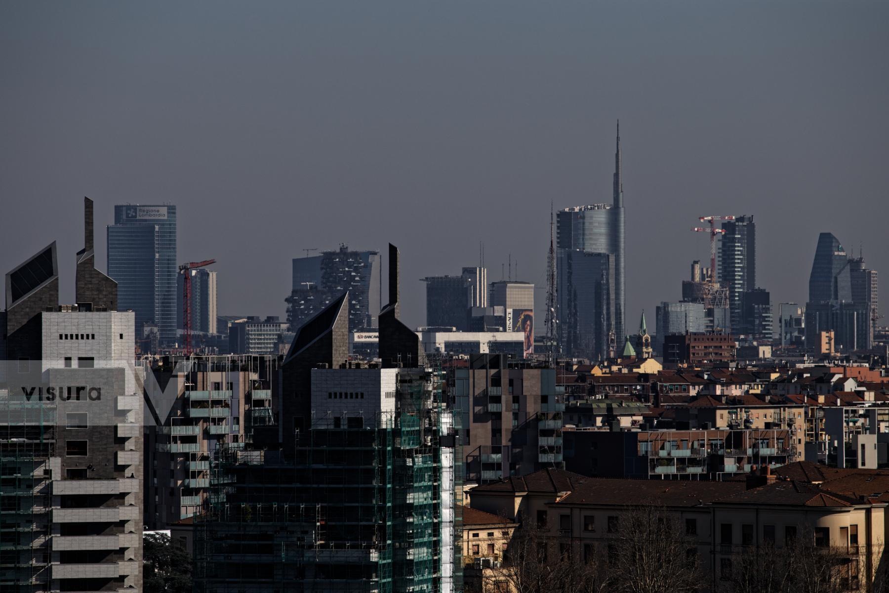 Purchase Milan skyline by Laura Larmo