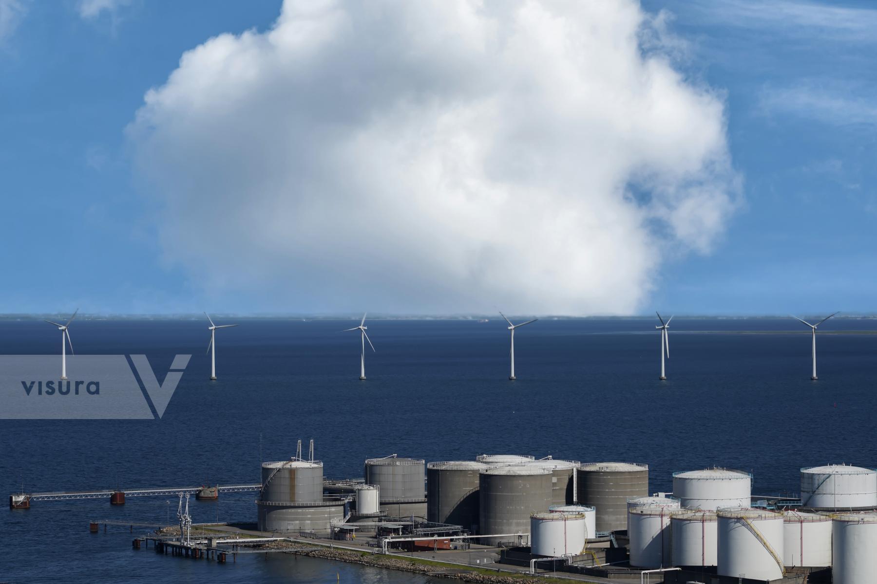 Purchase Copenhagen: Wind Turbines, Offshore Wind and Tank Farm  by Michael Nguyen