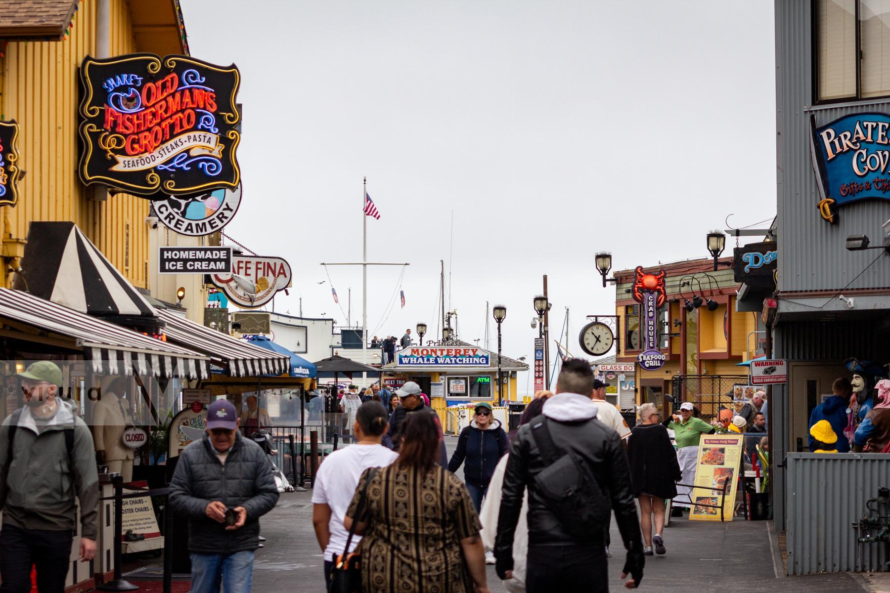 Purchase Fisherman's Wharf, Monterey by James Reade Venable