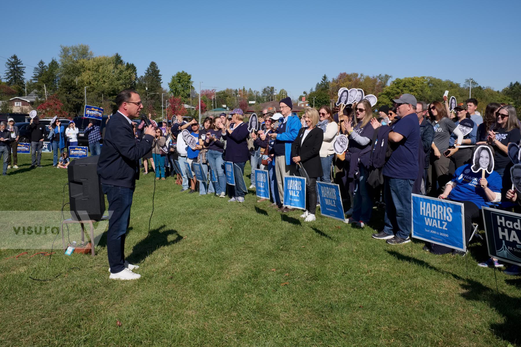 Purchase Harris for President Blue Wall Bus Tour by Ellen Kok